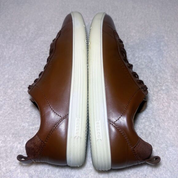 COLE HAAN Mens Grand Plus Crosscourt Brown Tan Leather Sneaker Size 9.5M C36924 - Picture 6 of 9